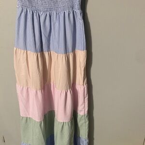 Striped Multi-Color Maxi Dress